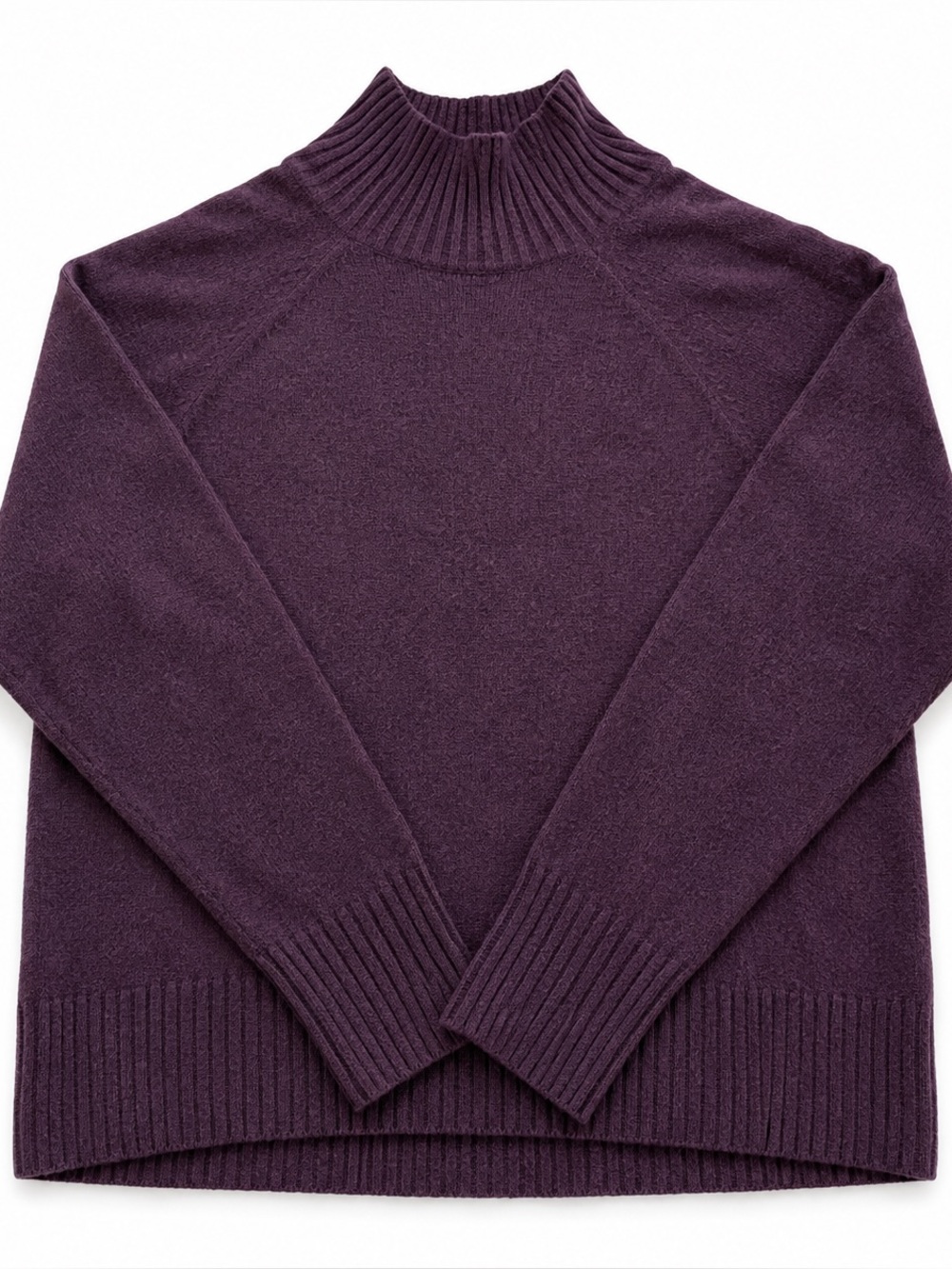 Banana Republic Women's Turtleneck Sweater in Deep Plum